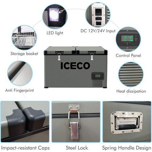 ICECO Compact Portable 2.11 Cubic Feet cu. ft. Portable Garage Ready